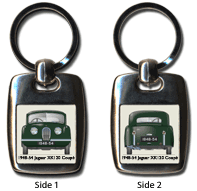 Jaguar XK120 FHC (disc wheels) 1948-54 Keyring 5